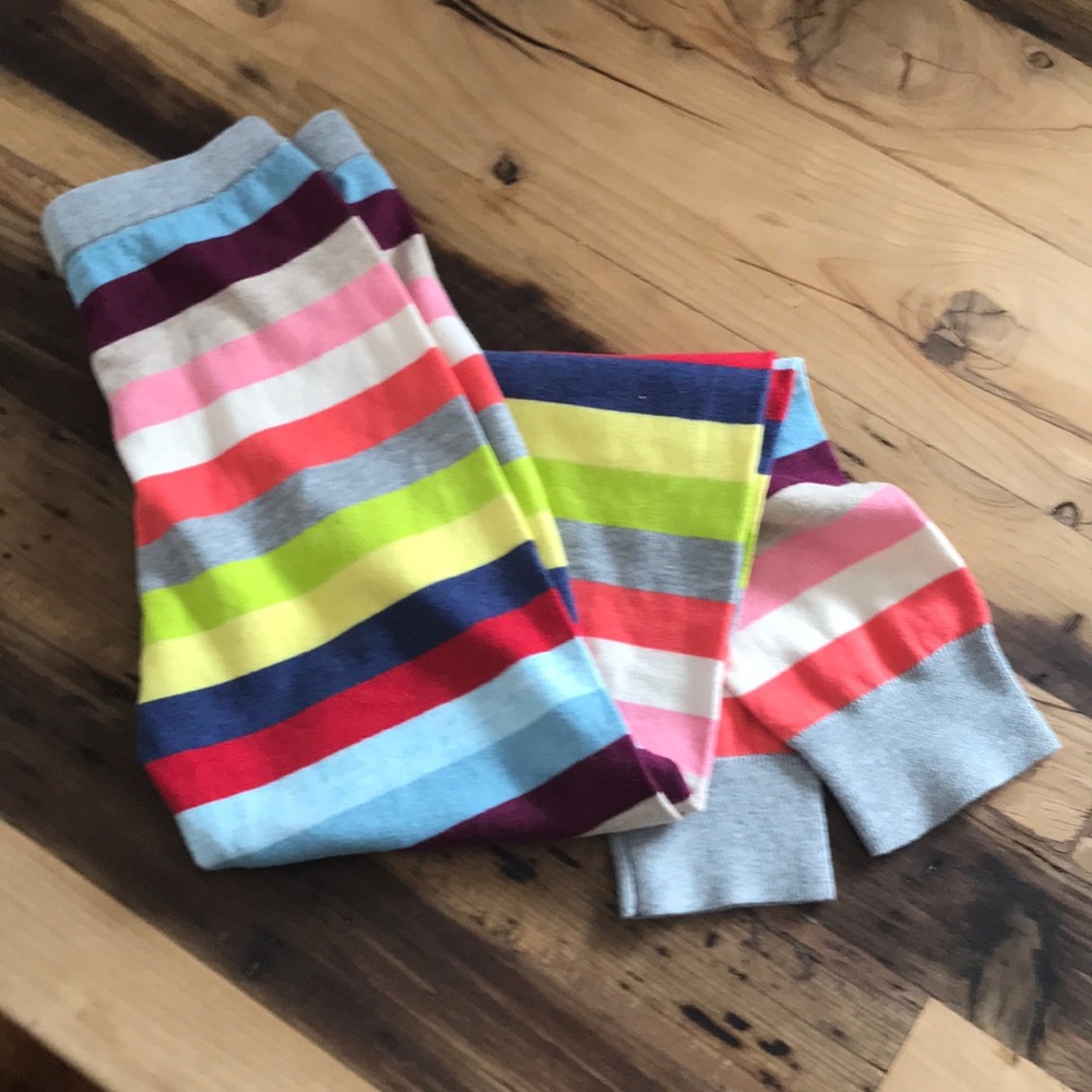 Gap crazy stripe sweater leggings NWT